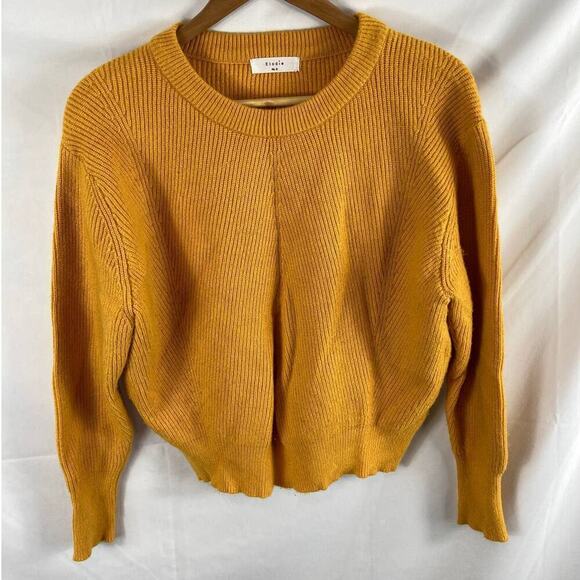 Elodie Perfect Pullover sweater Yellow Small - Picture 2 of 5
